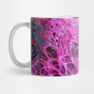 acrylic pouring, fluid art, painting, canvas art, artist, modern, abstract, design Mug